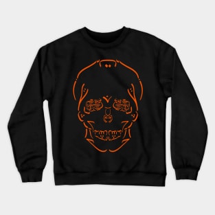 Arabic letters skull artwork Crewneck Sweatshirt